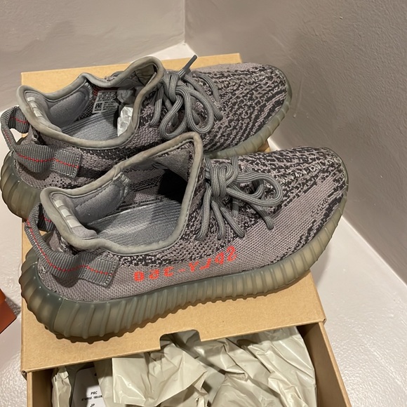 Yeezy Boost 350 V2 US 5 Grey - Picture 5 of 6